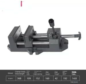 ya 28 10.13 baidi Heavy Duty Rapid Drill Press Flat Vise Pision Bench Drill Woodworking Jig-3