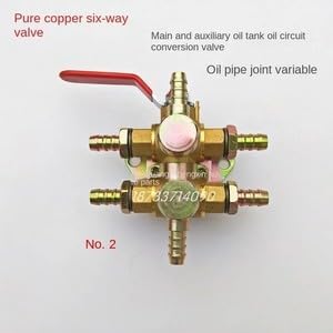 ya 28 10.13 baidi 3 Way Fuel Valve for Fuel Tank Heating 3 Way Fuel Selector Valve 6-port Ball-11