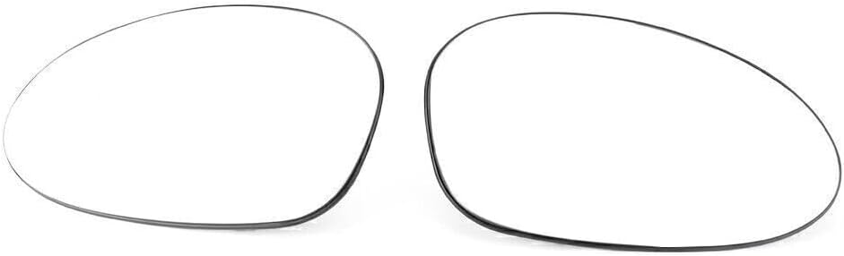 ya 2 8.15 Mirror Glass Heated Fit for BMW 1-Series E81 E87 E82 Coupe E88 Cabrio 18cm x 10.1cm