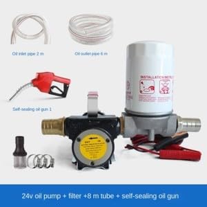 ya 14 9.20 zhengce 24V/12V/220V Pump, Self-priming, Diesel Oil Transfer with Washable Filter-5