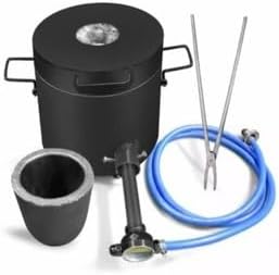 ya 14 9.20 zhengce Propane Melting Fur ce Metal Foundry Fur ce Kit/Graphite Crucible & Tongs-3