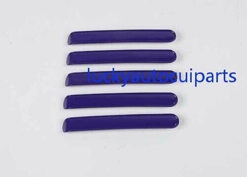 ya 2 8.15 for Jeep Wrangler JK 4DR 2007-2017 Purple Exterior Door Handle Strip Decorative Decoration