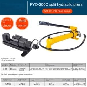 ya 28 10.13 baidi Portable Split Hydraulic Clamp CO-400 16-400mm2 Cable Lug Split Crimper-23