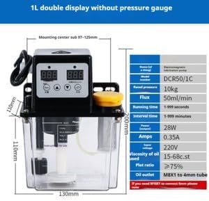 ya 14 9.20 zhengce Automatic Lubricating Oil Pump CNC Lathe Machine Tool Oiler Electric Oiling-2