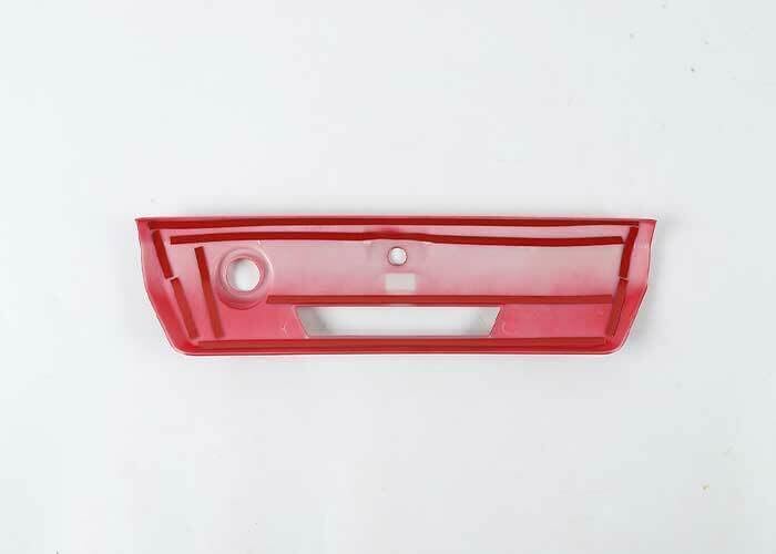 ya 2 8.15 Fits for Ford F-150 2021-2022 Exterior Tailgate Door Bowl Cover Trim Red ABS 1 pcs