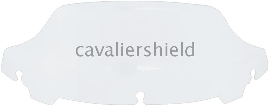 ya 23 10.7 baidi 7 Clear Wave Windshield Windscreen for Harley Touring Electra Glide 2014-up USb
