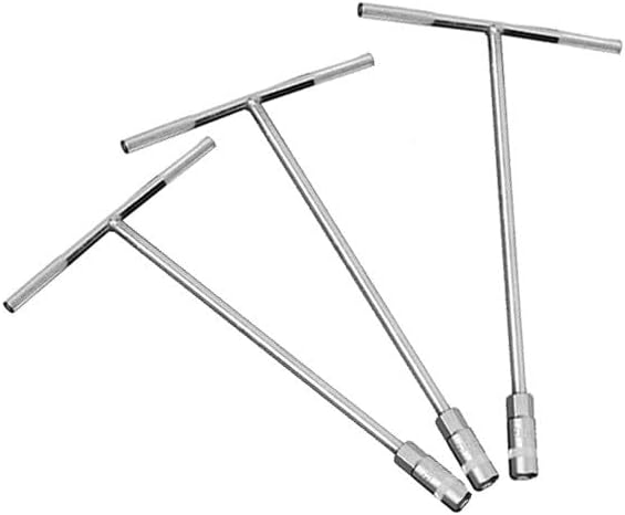 ya 6 8.24 baidi 1Pc Metric T-Handle T Handle Socket Wrench Tool Set 6mm-19mm For Car Motorcycle