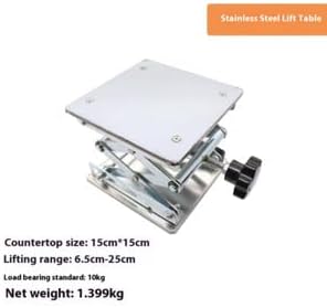 ya 28 10.13 baidi Stainless Steel Aluminum Oxide Lift Table Leveler Small Manual Platform Lifter-4-1