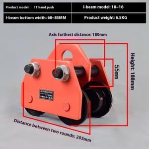 ya 14 9.20 zhengce Hand-push Hand-pulled Running Car Lifting Pulley Hand-pulled Electric Hoist-3