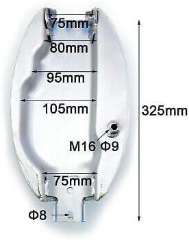 ya 4 8.10 Motorcycle Unpainted Gasoline Fuel Tank for Honda for Mini Z50 Monkey Gas Fuel Tank