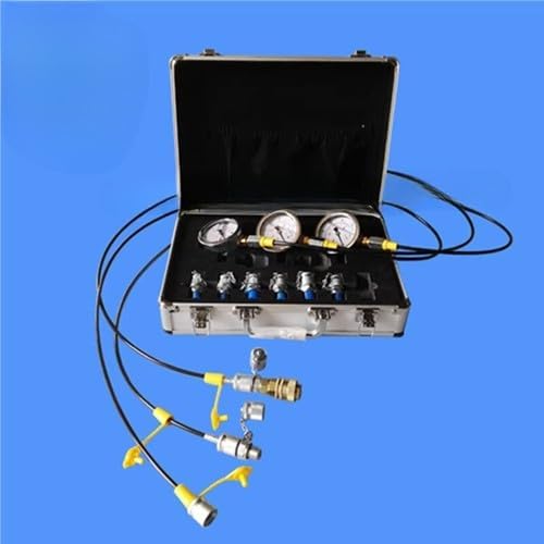 ya 28 10.13 baidi Hydraulic Pressure Guage Excavator Hydraulic Pressure Test Kit Machinery Test-2