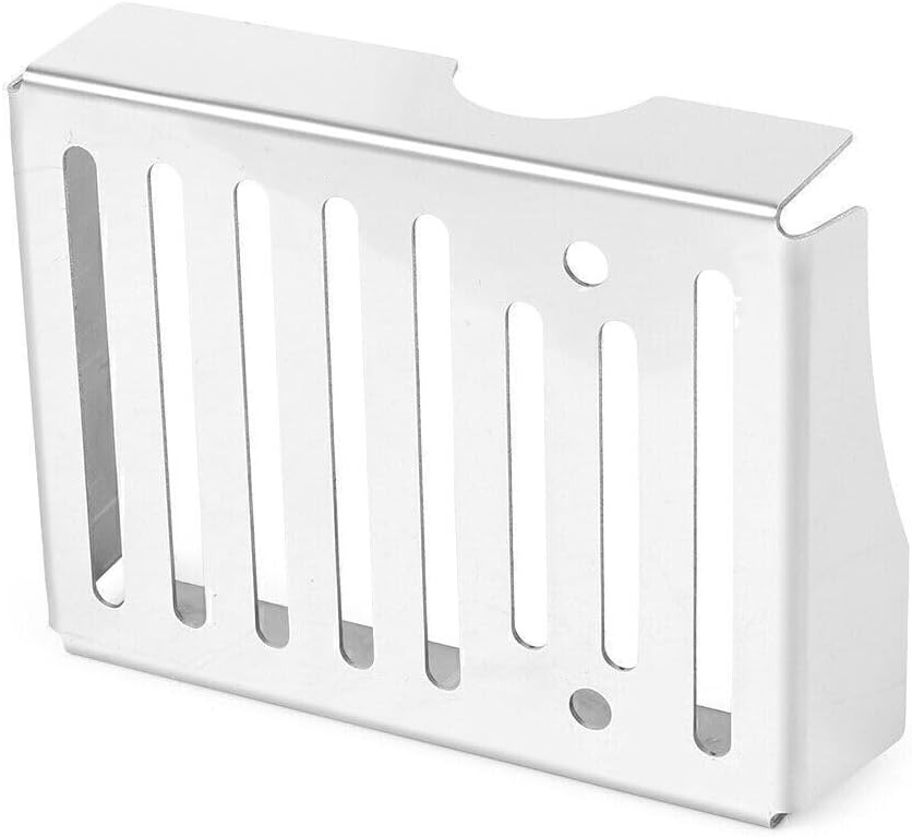 ya 9 10.24 Silver Front Rectifier Grill Guard Cover for Kawasaki Vulcan VN900 Custom 0