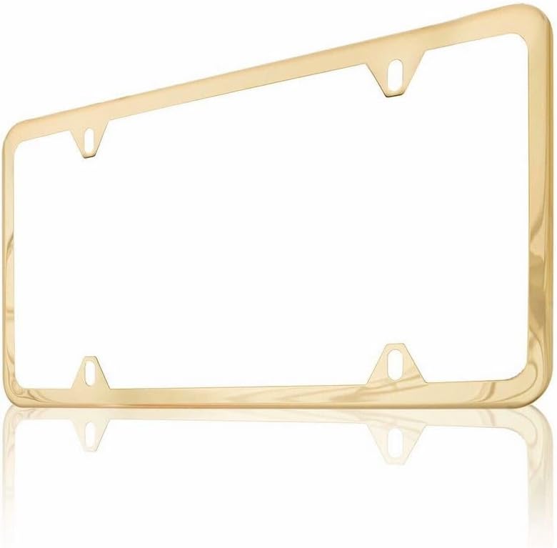 ya 9 10.24 Car License Plate Frame Cover Cap Boot Trunk Black Carbon for Jim West New