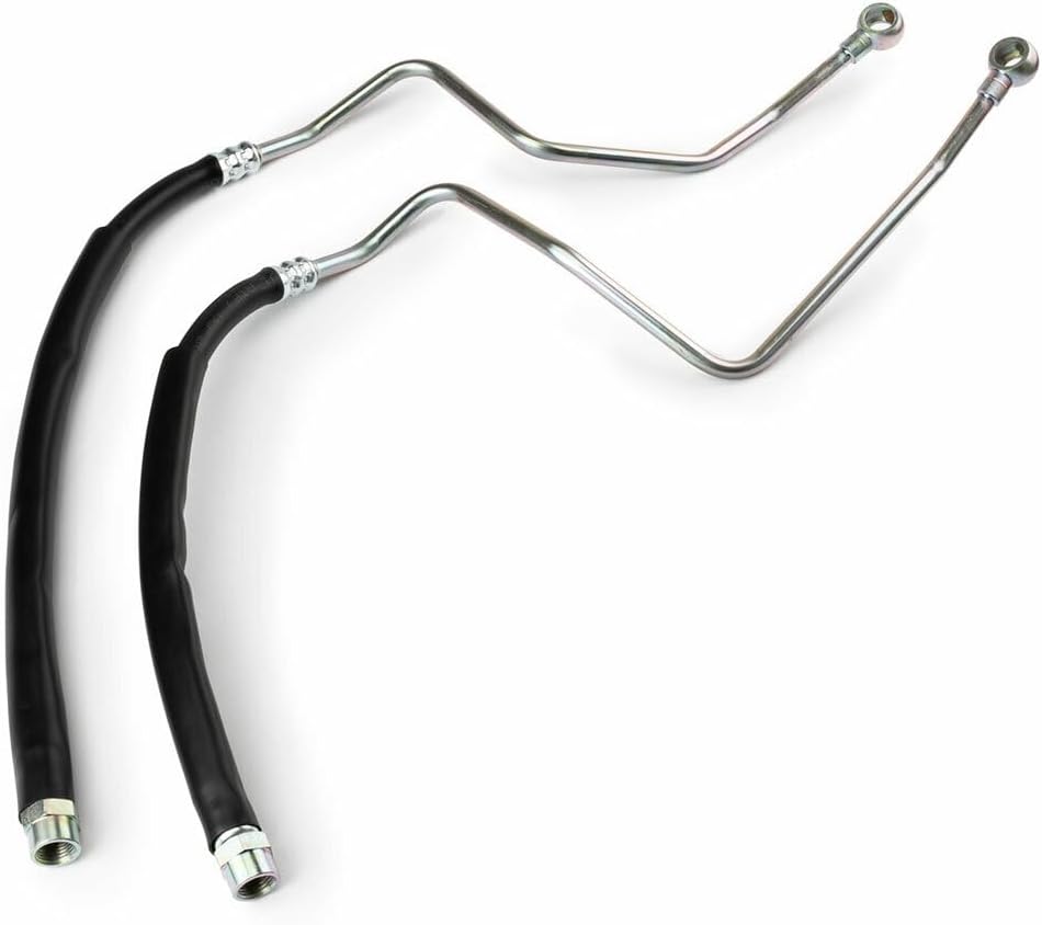 ya 12 10.8 baidi 2Pcs L+R Oil Cooler Hose MR204354 MR204353 for Mitsubishi Montero 3.0 3.5L 95-01