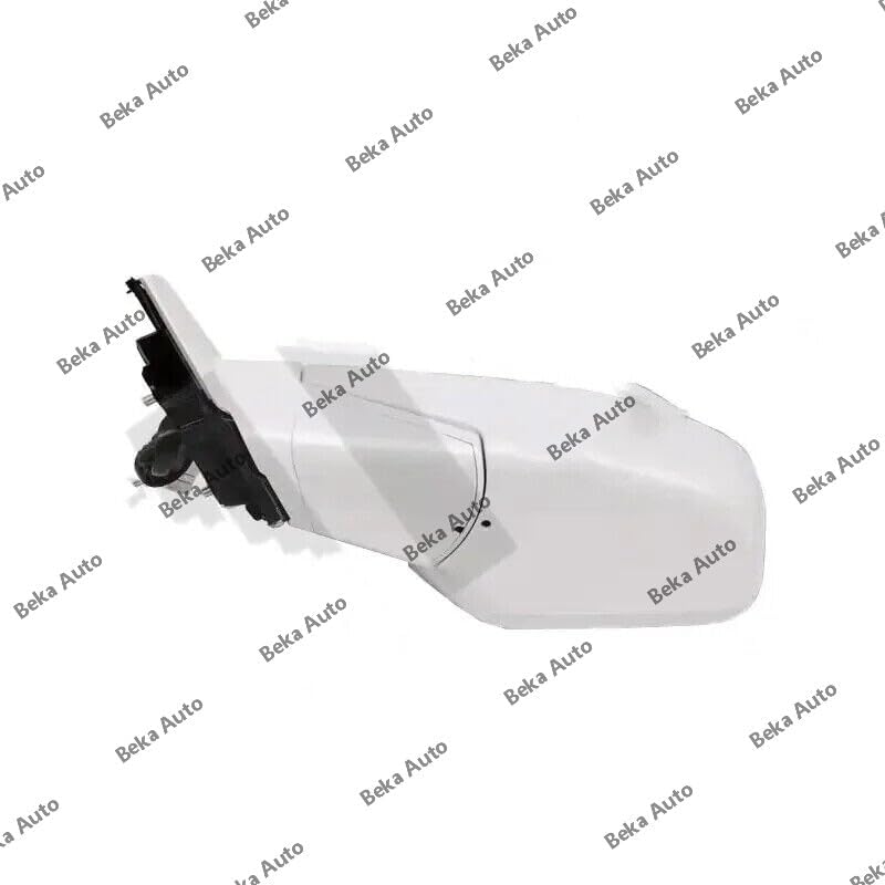 ya 11 9.14 baidiLH&RH for Honda CRV 2007-2011 White Door Side Mirrors with Turn Signal Heating (9 inches)