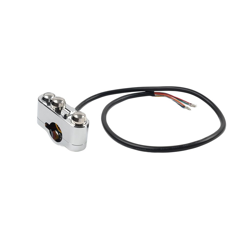 ya 9 10.24 FIT Harley Dyna Sportster 1 Handlebar Control Switches w/Wiring Harness CN