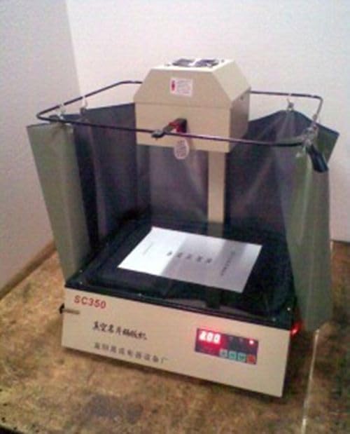 ya 16 10.20 baidi 37 * 28cm Precise Vacuum UV Exposure Unit Screen Printing Machine b
