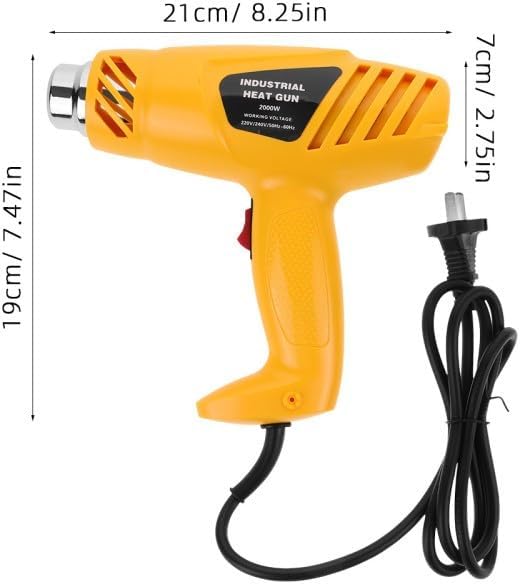 ya 4 8.10 Baking Gun Tool Handheld Hot Air Blower Plug Electric Heater Heaters