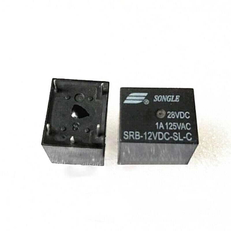 ya 16 10.20 baidi 1Pc SONGLE SRB-12VDC-SL-C 12VDC Power Relay 5Pins 1A 125VAC #W7*-