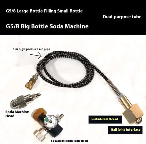 ya 28 10.13 baidi Air Valve Regulator Fill Station Disconnect Hose For PCP Air Tank Tool-5