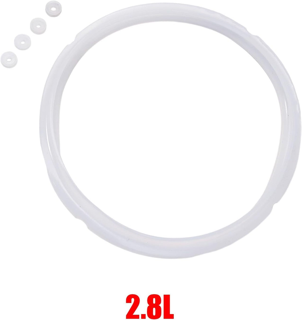 ya 14 9.20 baidi Practical Cooker Gasket Silicone Sealing for RING Rubber White High Elasticity-1