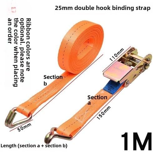 ya 28 10.13 baidi 25mm Cargo Strapping Belt Ratchet Tensioner Automotive Cable Tie Tightening Belt-21