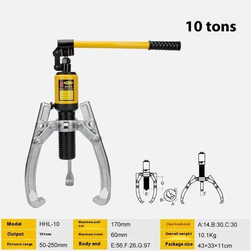 ya 14 9.20 zhengce Hydraulic Gear Puller Three Reversible Jaws HHL-5 Multi-function Pulling Co-2