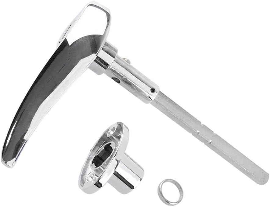 ya 9 10.24 2X Outside Locking Door Handles & 4 Keys Chrome for Model 18 Model 40 1932-1934
