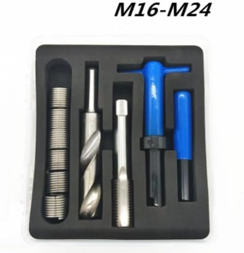 ya 28 10.13 baidi M16 M18 M20 M22 M24 Thread Repair Tool Kit Automatic Spiral Coil Insertion Garage Tool-2