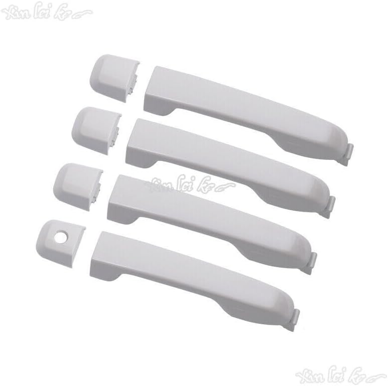 ya 10 9.16 baidi Pearl White Door Exterior Handle Repair Kit for Toyota Prado FJ/LC150 2010-2020-