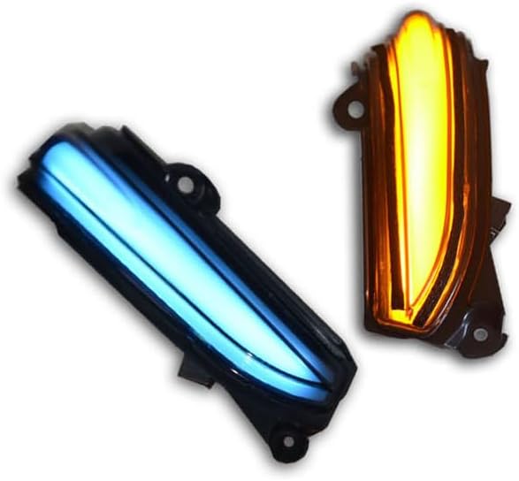 ya 14 9.20 zhengce for Ford Mondeo Fusion 2013-20 Rear Blue/Amber Streamer LED Side Mirror Lig-1