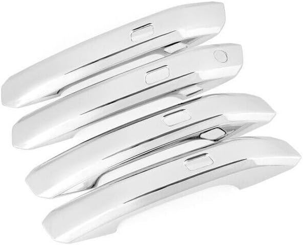 ya 2 8.15 for Audi Q5 2018-2021 ABS Chrome Exterior Door Handle Cover Trim 4P