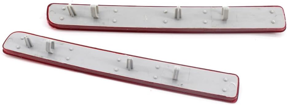 ya 4 8.24 baidi Rear Bumper Reflector Red Lens Warning Strip Pair for Land Rover Discovery 3 4