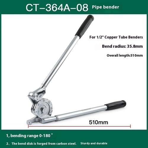ya 14 9.20 zhengce Manual Pipe Bender, Size 6/8/10 Multi-purpose, Copper Pipe Aluminum Pipe Be-9