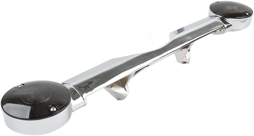 ya 2 8.15 Chrome Rear Turn Signal Bar Housing Lens for Harley Road King FLHR Classic FLHRC
