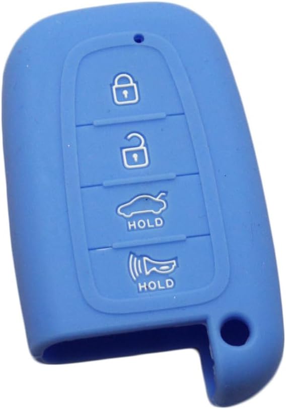 ya 5 8.24 baidi Silicone Key Shell Case Remote Key Cover for HYUNDAI X35 SANTA FE Accent for Elantra