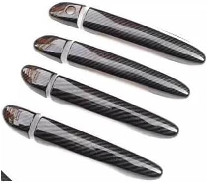 ya 8 8.24 baidi 8P for Mazda 3 Axela 2017-18 Carbon Fiber Exterior Side Door Handle Cover Trims