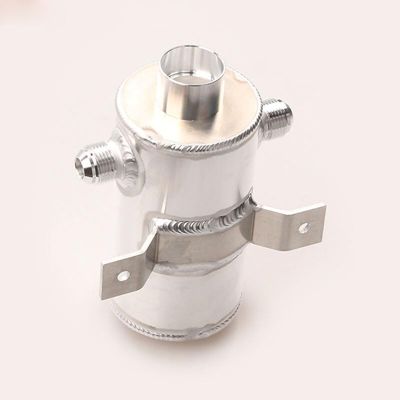 ya 5 8.10 750ml 10AN Confused Oil Tank Breathing Tank with Drain Valve with Filter 2 Ports