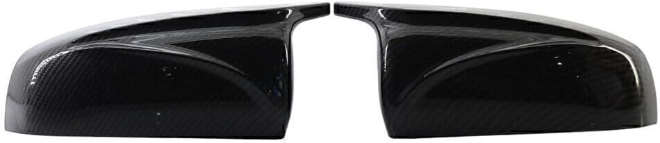 ya 14 9.20 zhengce Pair Carbon Fiber Rear View Mirror Cover Trim Fit for BMW X5 X6 E70 E71 200-1