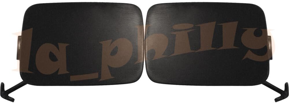 ya 27 10.13 baidi 2Pcs Front Bumper Tow Hook Eye Cover Left & Right For RX350 RX450h 2010-2012