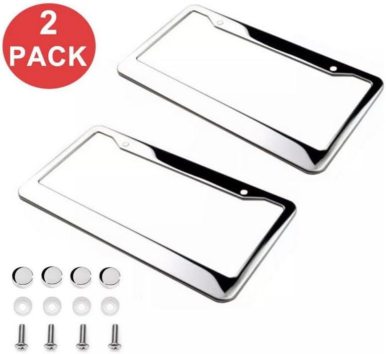 ya 9 10.24 Car License Plate Frame Cover Cap Boot Trunk Carbon Exterior Suitable for S