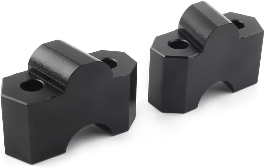 ya 11 9.14 baidiHandlebar Riser Clamp for Kawasaki Z750 2004-2011 Z1000 2003-2016 Pair Black USA
