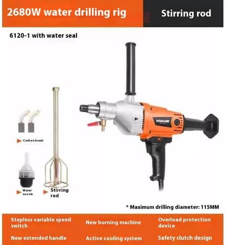 ya 14 9.20 zhengce Handheld Concrete Core Drilling Rig Water Drilling Rig 4300W/220V Drilling-7