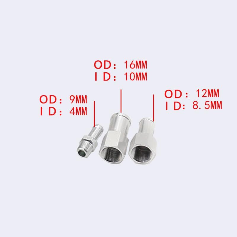 ya 10 9.16 baidi Universal Car 2.5L Water Coolant Radiator Overflow Recovery Tank Bottle Aluminum