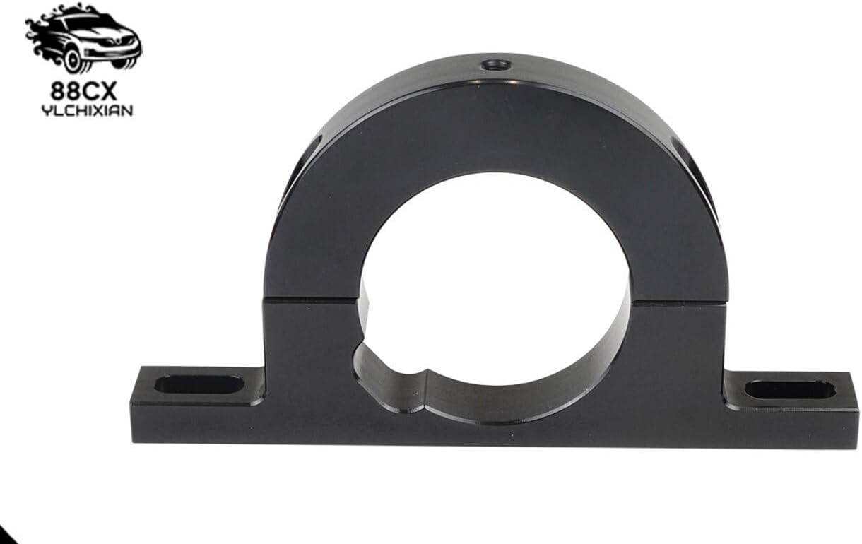 ya 8 8.24 baidi Black Billet Universal Steering Column Keyed No Drop Mount Clamp for 2 Column