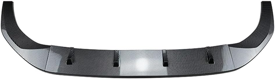 ya 2 8.15 Front Splitter Spoiler Lip Body Kit for VW for Golf MK8 GTD GTE R R-Line Car Black