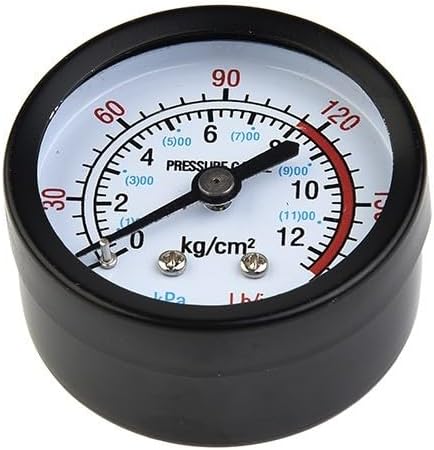 ya 26 10.21 baidi Compressor Gauge Manometer Tool 50mm Accessories Air Compressor Balck+Silver