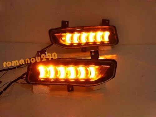 ya 10 9.16 zhengce for Nissan Rogue 2017-2020 LED Daytime Running Light Turning Light Fog ligh