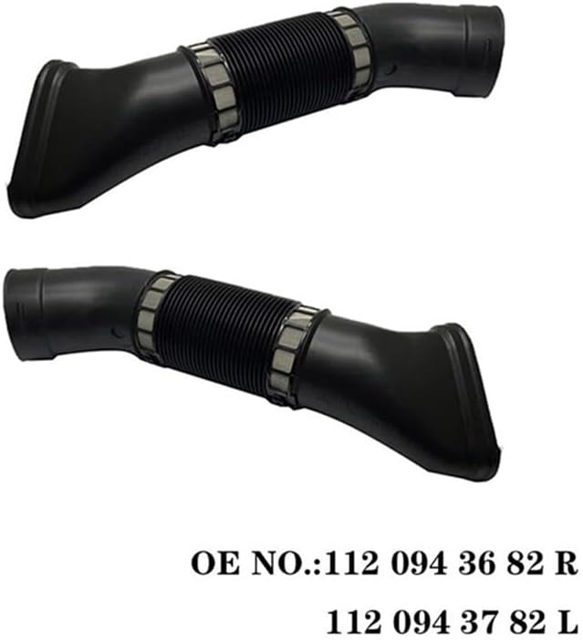 ya 10 9.16 baidi Front Left & Right Air Inlet Intake Duct Hose For for benz W220 E320 S280 S320 99-05
