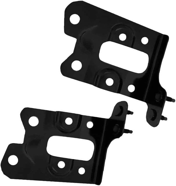 ya 5 8.10 Pack of 2 Hood Latch Lock Mount Bracket Black For 2017 2018 2019 2021 2022 Q60